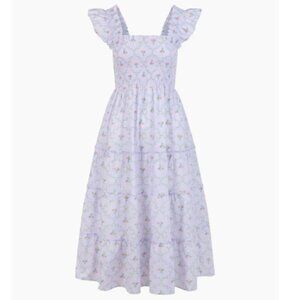 NWT The Hill House x La Coqueta Ellie Nap Dress - Lilac Trellis